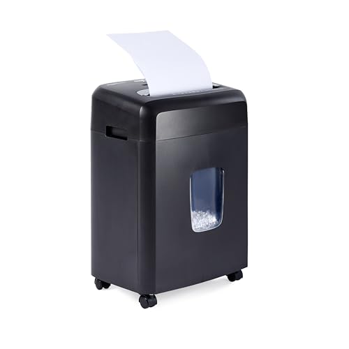Amazon Basics 12-Sheet Micro-Cut Shredder with 6-Gallon Bin