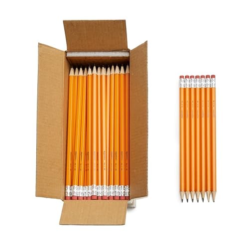 Amazon Basics #2 Pencils, Pre-sharpened HB, 150 Pack