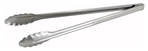 Winco 16-Inch Stainless Steel Utility Tongs