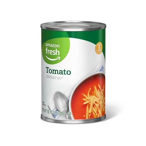 Amazon Fresh Condensed Tomato Soup, 10.75 Oz, Packaging Varies
