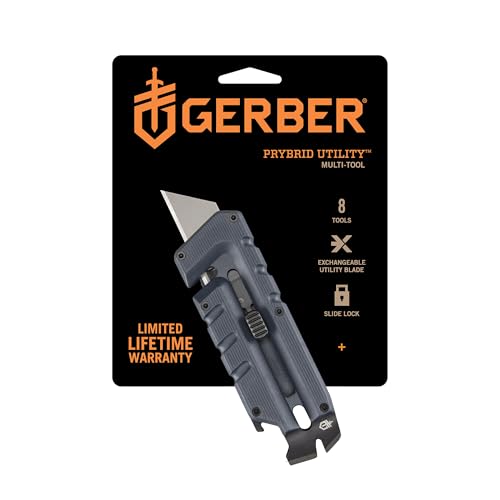 Gerber Prybrid Utility Knife: Retractable Blade & Multi-tool