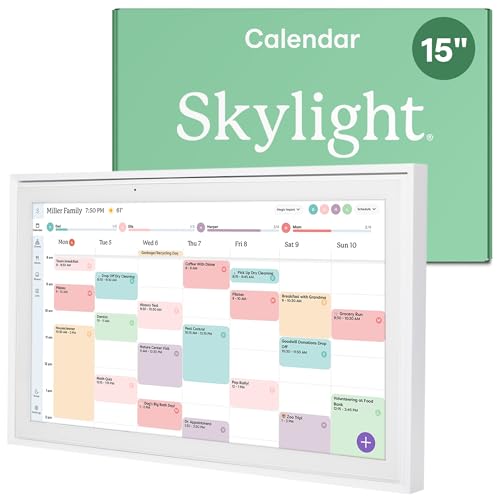 Skylight 15″ Digital Wall Calendar & Chore Chart