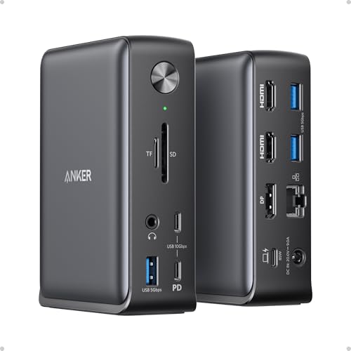 Anker 13-in-1 USB-C Dock: Triple Display, 85W Charging