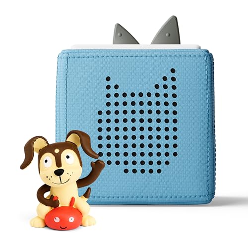 Toniebox Light Blue Audio Player with Playtime Puppy Starter Set