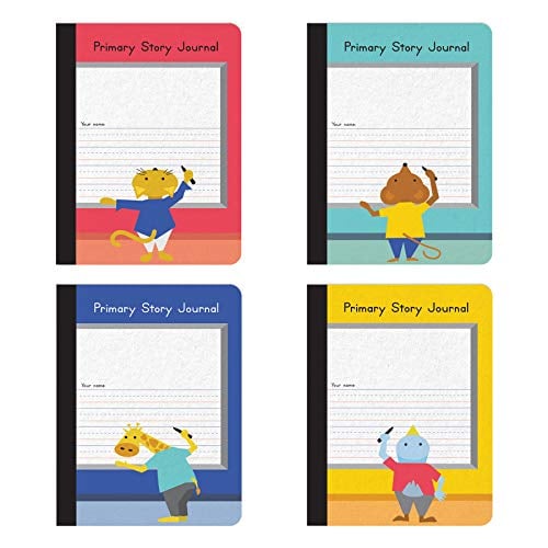Oxford Kids Composition Notebooks, Pre-K to Grade 2, Pack of 4