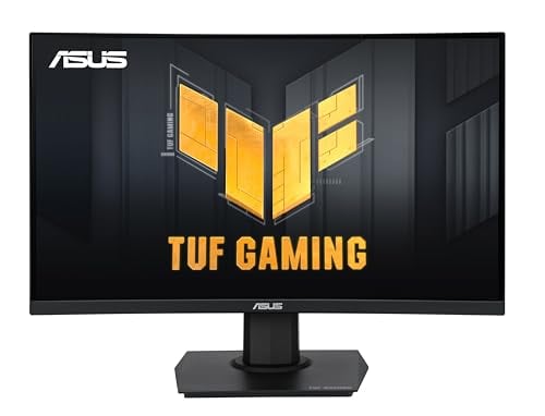 ASUS TUF 24” Curved Gaming Monitor, FHD, 180Hz, 1ms, FreeSync