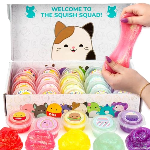 Squishmallows 25-Pack Scented Glitter Slime Party Favors