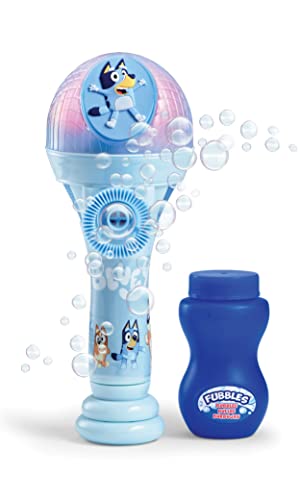 BLUEY Dance Mode Bubble Machine with Toy Microphone & Solution