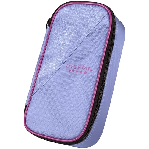 Five Star High-Capacity Pencil Pouch, Lilac/Berry