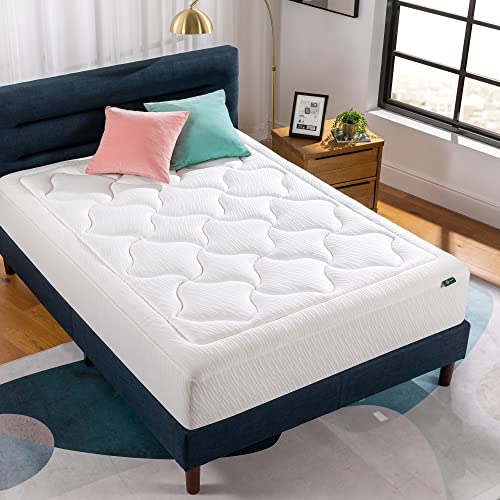 ZINUS 12″ Queen Cloud Memory Foam Mattress, Fiberglass-Free