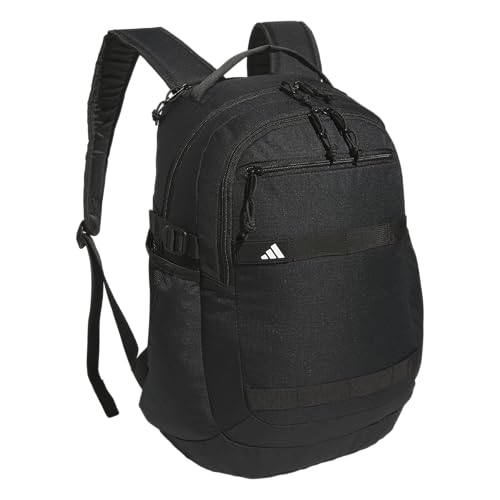 adidas Impulse Backpack, Sport Bag, Black/White, One Size