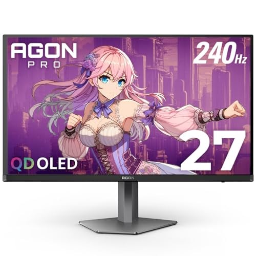 AOC Agon PRO 27″ OLED Gaming Monitor, 240Hz, G-SYNC Compatible