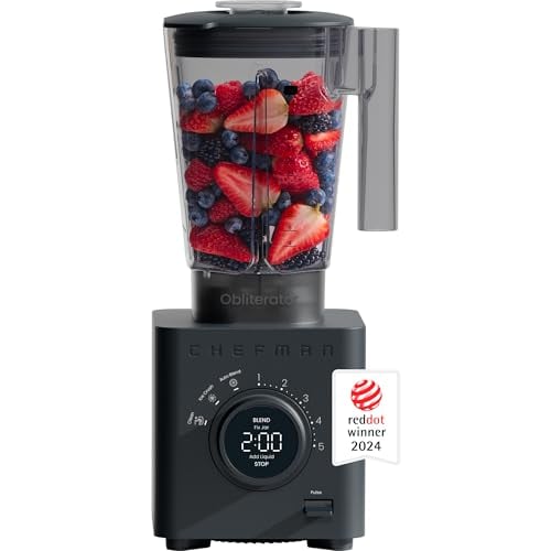 Chefman Obliterator Blender, 48oz, 1380W, Crushes Ice & More