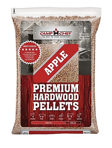 Camp Chef Orchard Apple BBQ Hardwood Pellets, 20 lb. Bag