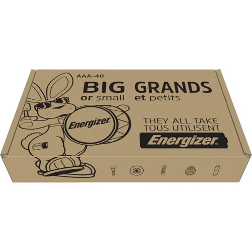 Energizer MAX AAA Alkaline Batteries, 48-Pack