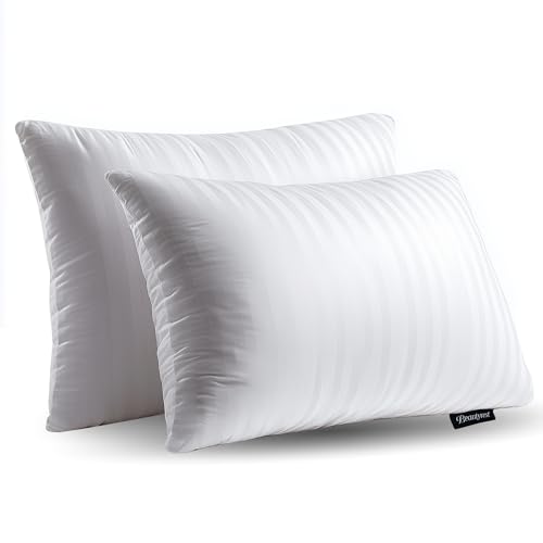 Beautyrest Luxury Queen Goose Feather Pillows, 500 TC, 2-Pack