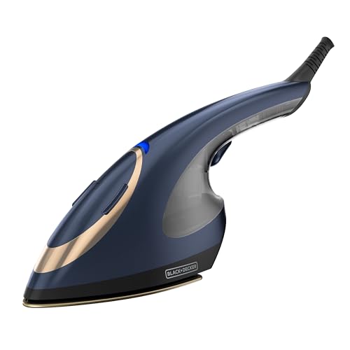 BLACK+DECKER 2-in-1 Iron & Steamer, Ceramic Soleplate, All Fabrics