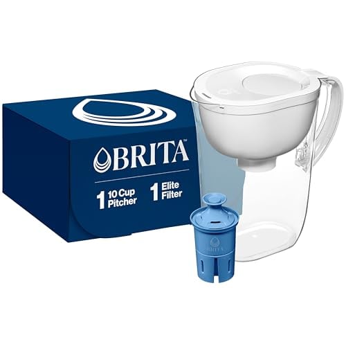 Brita 10-Cup Water Pitcher with Elite Lead Filter