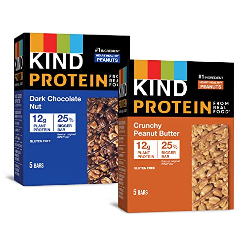 KIND Protein Bars Variety Pack, Dark Chocolate & Peanut Butter