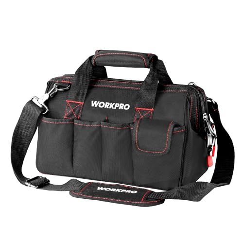 Workpro 12″ Wide Mouth Tool Bag, W081020A