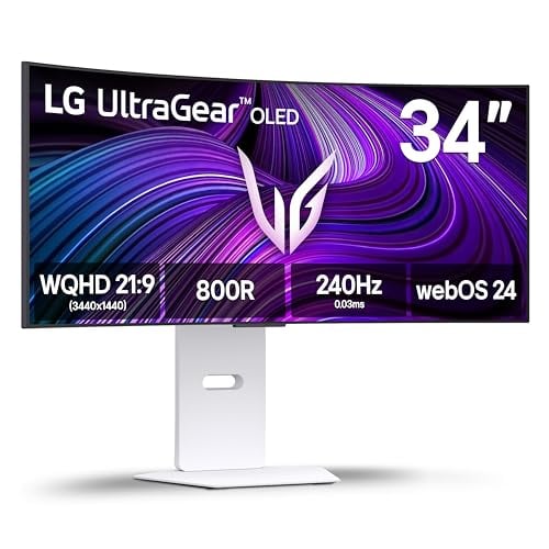 LG 34″ Ultragear OLED Gaming Monitor 240Hz, G-Sync, FreeSync