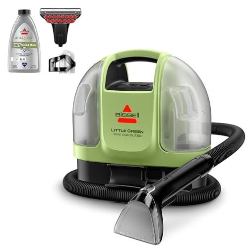 BISSELL Little Green Cordless Carpet Cleaner with HydroRinse Tool
