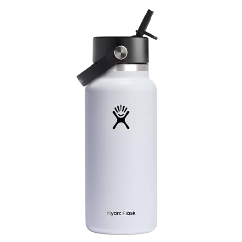 Hydro Flask 32 Oz Insulated Straw Lid Bottle – White