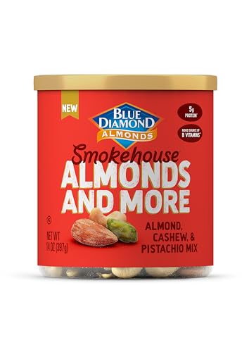 Blue Diamond Smokehouse Mixed Nuts, 14oz Can