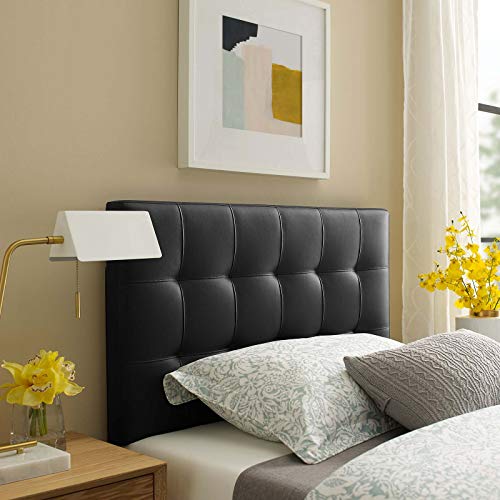 Modway Lily Faux Leather Twin Headboard – Black