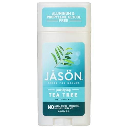 Jason Tea Tree Aluminum-Free Deodorant, 2.5 Oz (3 Pack)