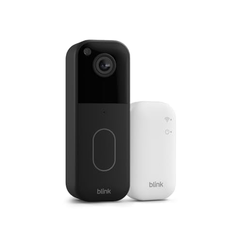 Blink Video Doorbell with HD View, 2-Year Battery, Black