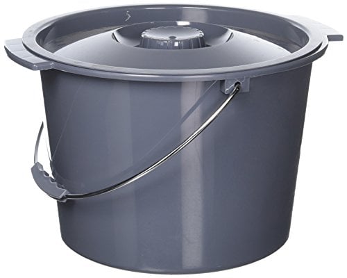 Medline Commode Bucket with Lid and Handle