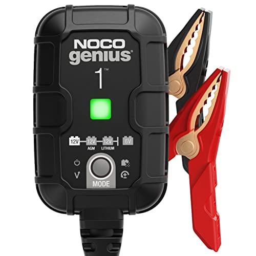 NOCO GENIUS1: 1A Smart Battery Charger for Lead-Acid & Lithium