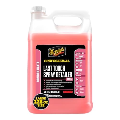 Meguiar’s Last Touch Spray Detailer, Enhances Shine & Protection, 1 Gallon