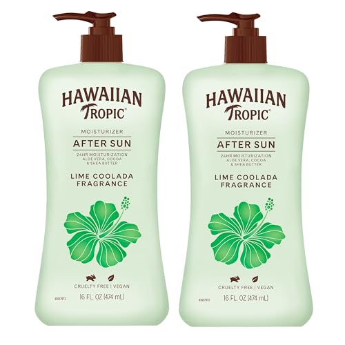 Hawaiian Tropic Lime Coolada After Sun Lotion, Twin Pack 16oz