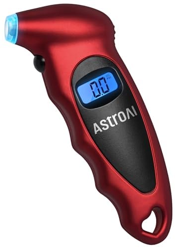 AstroAI Digital Tire Gauge 0-150PSI with LCD & Adaptor