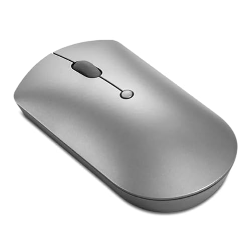 Lenovo 600 Bluetooth Silent Mouse, Adjustable DPI, Gray