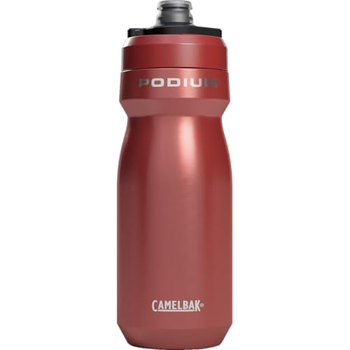 CamelBak Podium 18oz Steel Bike Water Bottle – Sierra Red