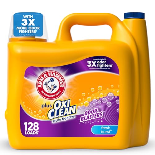 ARM & HAMMER OxiClean Fresh Burst Laundry Detergent, 166.5 Fl oz