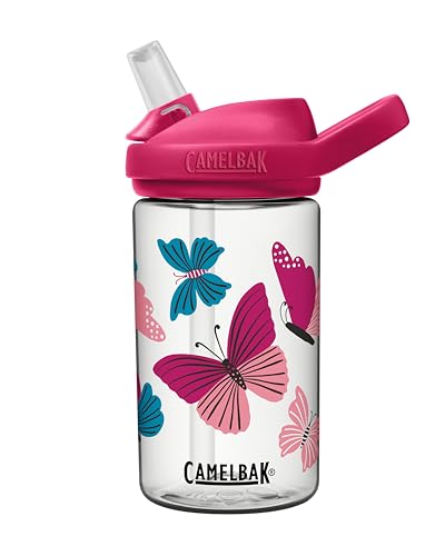 CamelBak 14oz Kids Water Bottle – Colorblock Butterflies