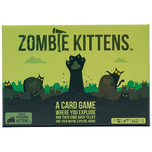 Zombie Kittens Card Game for 2-5 Players, Ages 7+