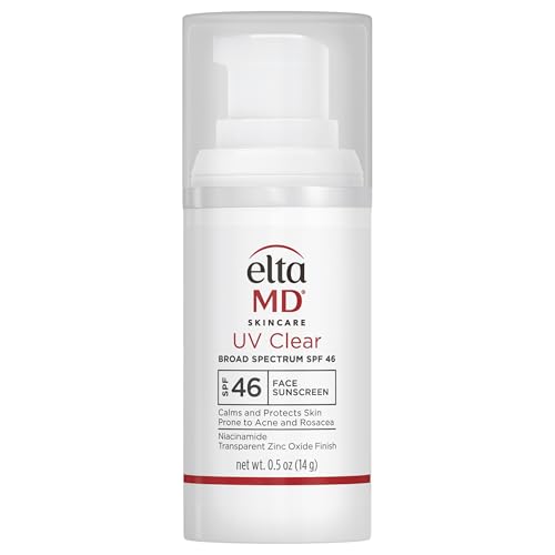 EltaMD UV Clear SPF 46 Oil-Free Face Sunscreen, 0.5 oz