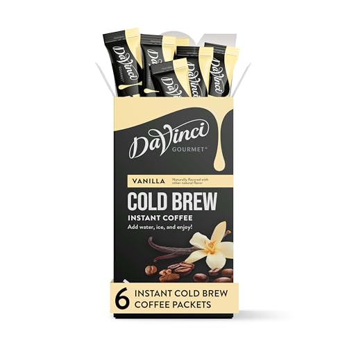 DaVinci Vanilla Cold Brew Stick Pack, 90g