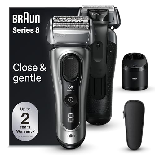 Braun Series 8 Electric Razor, Wet/Dry, 60min Runtime