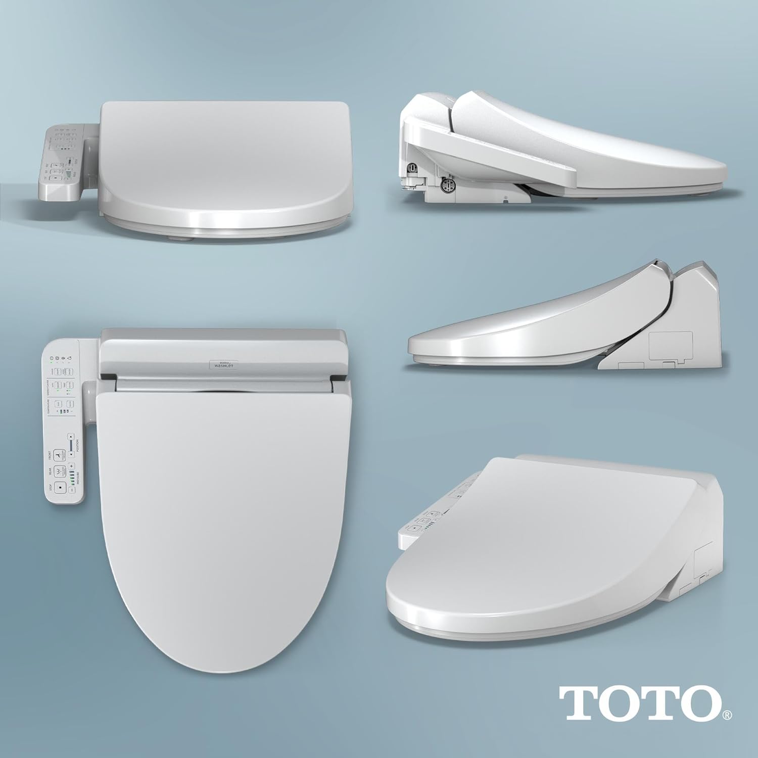 TOTO WASHLET A2 Heated Bidet Seat, Elongated, White