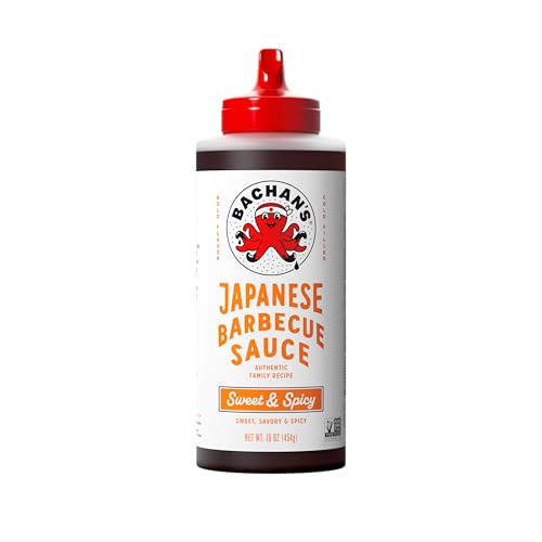 Bachan’s Japanese Hot & Spicy BBQ Sauce, 16 Oz, Vegan