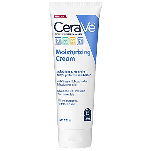 CeraVe Baby Moisturizing Cream, Fragrance-Free, 8 Ounce
