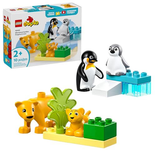 LEGO DUPLO Wild Animal Families Building Toy for Toddlers