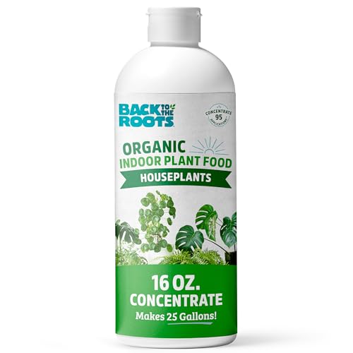 Back to the Roots Organic Indoor Plant Food, 16oz, Vegan Liquid