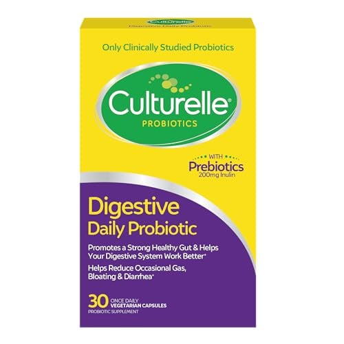 Culturelle Daily Probiotic Capsules, Digestive & Gut Health, 30 CT